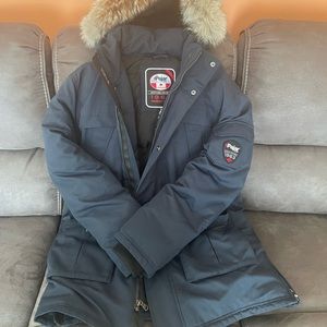 Pajar Canada - Fox fur trim hooded down coat - Large